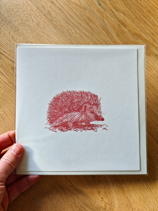 Greeting card - Hedgehog